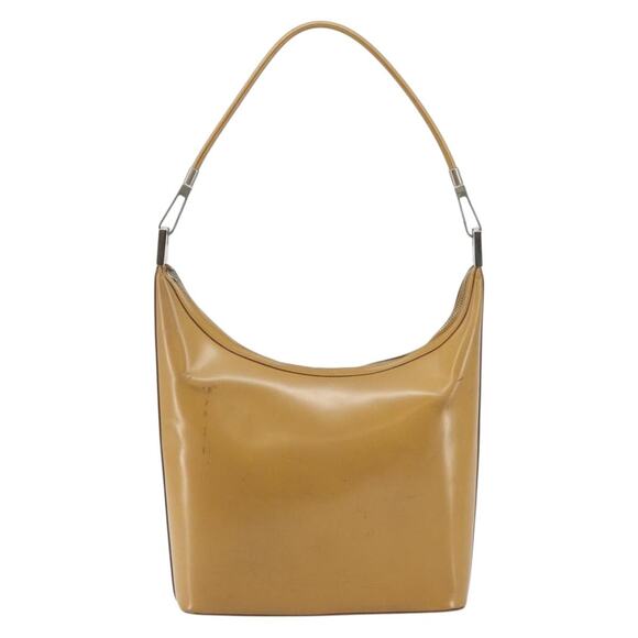 GUCCI Shoulder Bag Leather Brown Silver 001 001 - Picture 2 of 13